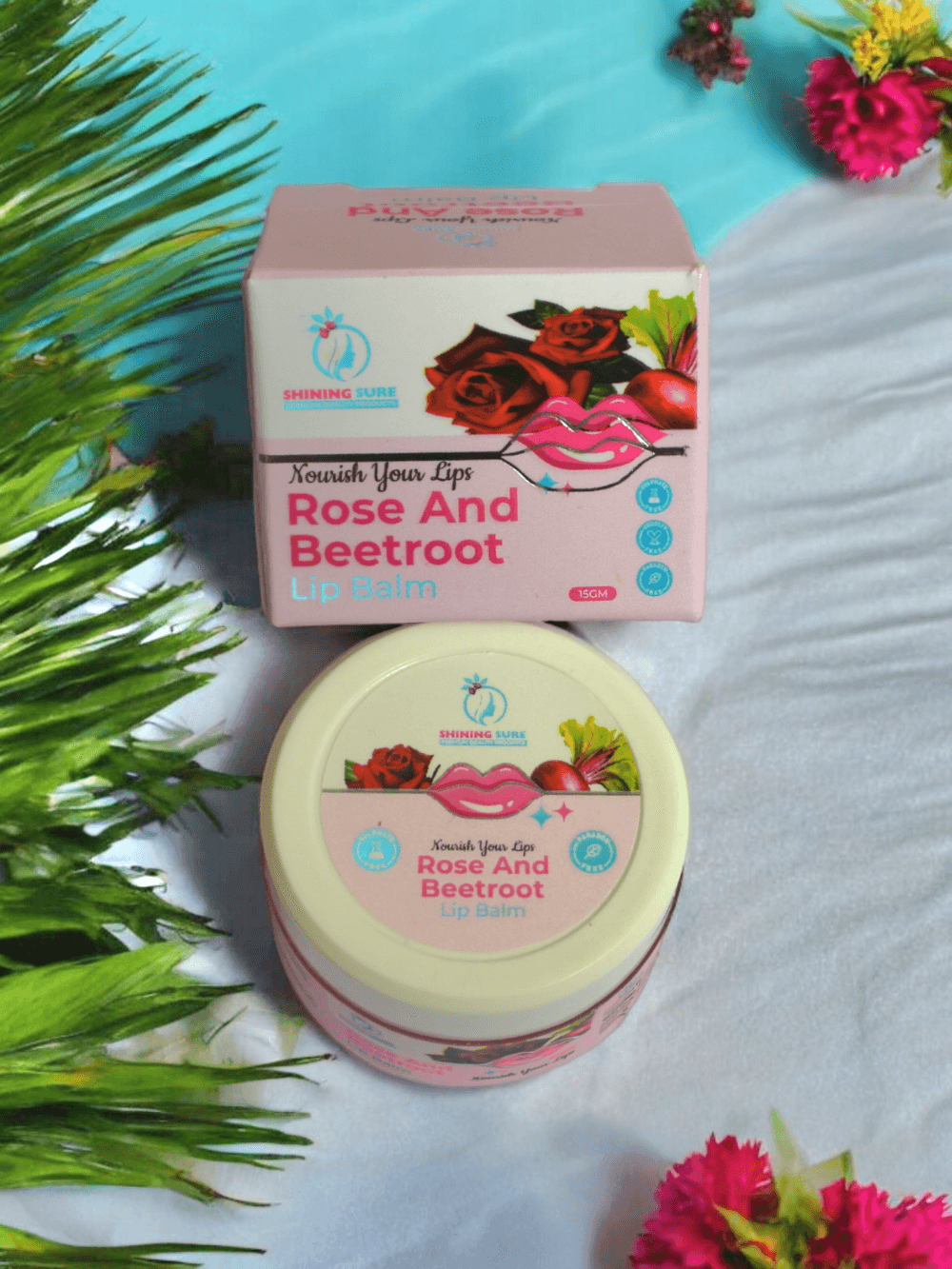 Beetroot and Rose Lip Balm - Image 3