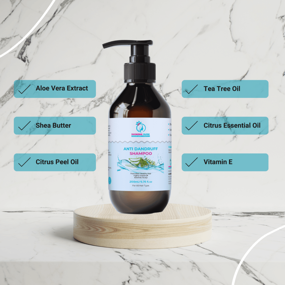 Anti Dandruff Shampoo with Aloe Vera & Tea Tree Oil - Image 3